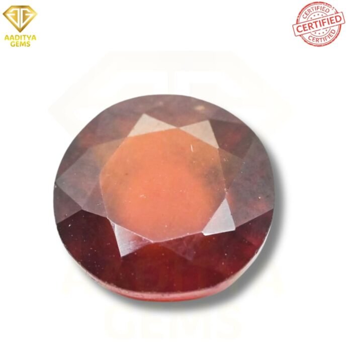 Natural African Hessonite Garnet - Gomed - 6.80 Carat - SKU - AGNAG680C