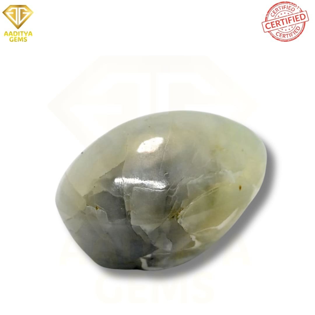 Natural Cats Eye Srilankan - Lehsunia - Ketu - 6.90 Carat - SKU - AGNCEL690C