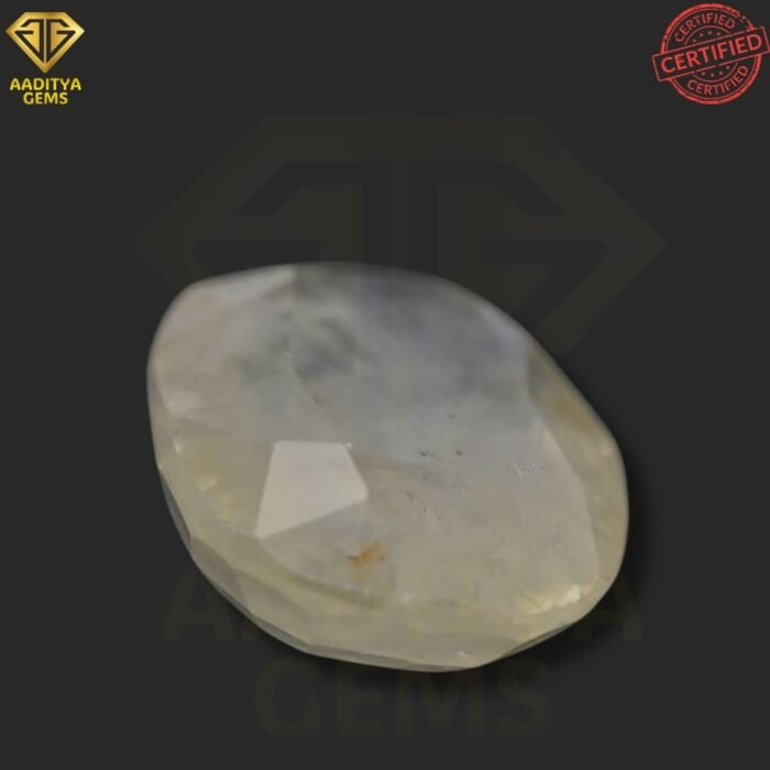 Natural Pitambari Yellow Sapphire Srilankan Pukhraj - 7.810 Carat - SKU - AGNPYS7810C