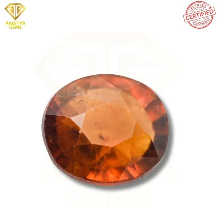 Natural Srilankan Hessonite Garnet - Gomed - 5.55 Carat - SKU - AGNSG555C