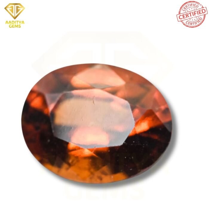 Natural Srilankan Hessonite Garnet - Gomed - 6.85 Carat - SKU - AGNSG685C