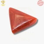 Natural Triangle Red Coral Moonga - Moonga - Taiwan - 5.45 - Carat - SKU - AGNTRM545C