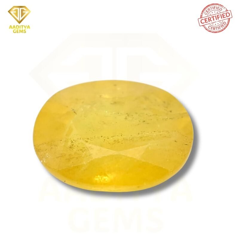 Natural Yellow Sapphire Bangkok Pukhraj - 4.20 Carat - SKU - AGNYBP420C