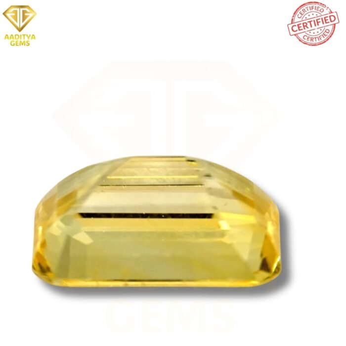 Natural Yellow Sapphire Srilankan Pukhraj - 7.00 Carat - SKU - AGNYSP700C