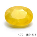 Natural Yellow Sapphire Bangkok Pukhraj 4.70 Carat