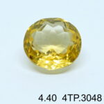 Natural Yellow Citrine Topaz Pukhraj - 4.40 Carat