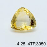 Natural Yellow Citrine Topaz Pukhraj - 4.25 Carat