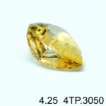 Natural Yellow Citrine Topaz Pukhraj - 4.25 Carat - Image 3