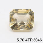 Natural Yellow Citrine Topaz Pukhraj - 5.70 Carat