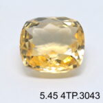 Natural Yellow Citrine Topaz Pukhraj - 5.45 Carat