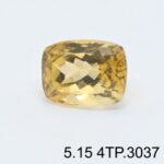 Natural Yellow Citrine Topaz Pukhraj - 5.15 Carat