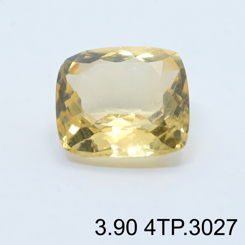 DSC_4274_2 Natural Yellow Citrine Topaz Pukhraj - 3.90 Carat - Image 1