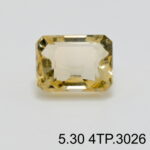 Natural Yellow Citrine Topaz Pukhraj - 5.30 Carat