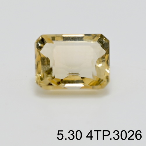 DSC_4441_2 Natural Yellow Citrine Topaz Pukhraj - 5.30 Carat - Image 1
