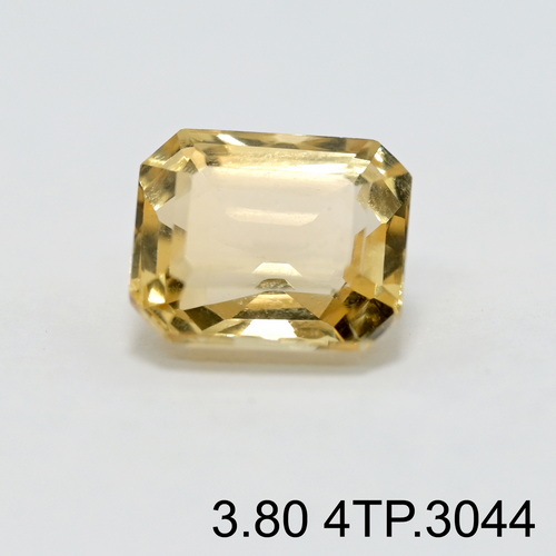DSC_4446_2 Natural Yellow Citrine Topaz Pukhraj - 3.80 Carat - Image 1