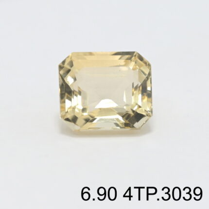Natural Yellow Citrine Topaz Pukhraj - 6.90 Carat