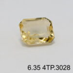 Natural Yellow Citrine Topaz Pukhraj - 6.35  Carat