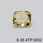 Natural Yellow Citrine Topaz Pukhraj - 6.35 Carat