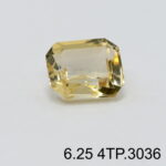 Natural Yellow Citrine Topaz Pukhraj - 6.25 Carat