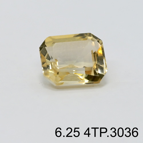 DSC_4489_2 Natural Yellow Citrine Topaz Pukhraj - 6.25 Carat - Image 1