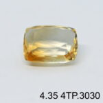 Natural Yellow Citrine Topaz Pukhraj - 4.35 Carat