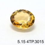 Natural Yellow Citrine Topaz Pukhraj - 5.15 Carat