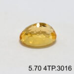Natural Yellow Citrine Topaz Pukhraj - 5.70 Carat - Image 3
