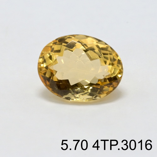 DSC_4536_2 Natural Yellow Citrine Topaz Pukhraj - 5.70 Carat - Image 1