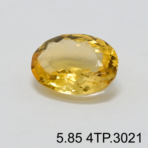 DSC_4545_2 Natural Yellow Citrine Topaz Pukhraj - 5.85 Carat - Image 1