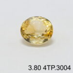 Natural Yellow Citrine Topaz Pukhraj - 3.80 Carat
