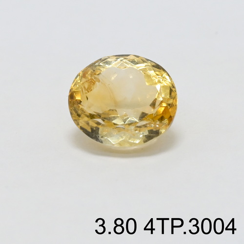 DSC_4557_2 Natural Yellow Citrine Topaz Pukhraj - 3.80 Carat - Image 1