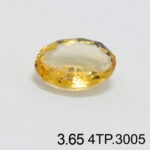 Natural Yellow Citrine Topaz Pukhraj - 3.65 Carat
