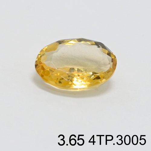 DSC_4562_2 Natural Yellow Citrine Topaz Pukhraj - 3.65 Carat - Image 1