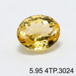 Natural Yellow Citrine Topaz Pukhraj - 5.95 Carat