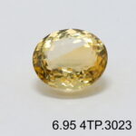 Natural Yellow Citrine Topaz Pukhraj - 6.95 Carat