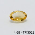 Natural Yellow Citrine Topaz Pukhraj - 4.65 Carat
