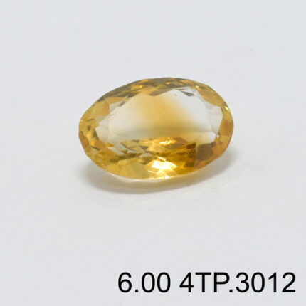 Natural Yellow Citrine Topaz Pukhraj - 6.00 Carat