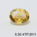 Natural Yellow Citrine Topaz Pukhraj - 5.50 Carat