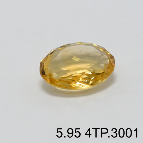 DSC_4606_2 Natural Yellow Citrine Topaz Pukhraj - 5.95 Carat - Image 1