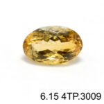 Natural Yellow Citrine Topaz Pukhraj - 6.15 Carat