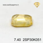 Natural Pitambari Yellow Sapphire Srilankan Pukhraj - 7.40 Carat - Image 3