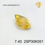 Natural Pitambari Yellow Sapphire Srilankan Pukhraj - 7.40 Carat - Image 2