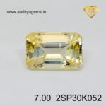 Natural Pitambari Yellow Sapphire Srilankan Pukhraj - 7.00 Carat