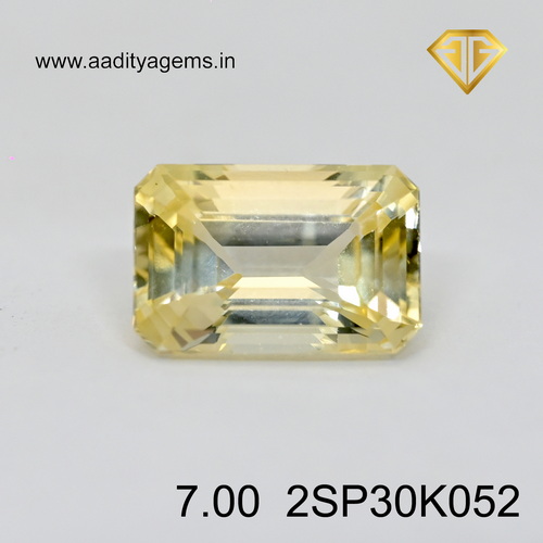DSC_4934_2 Natural Pitambari Yellow Sapphire Srilankan Pukhraj - 7.00 Carat - Image 1