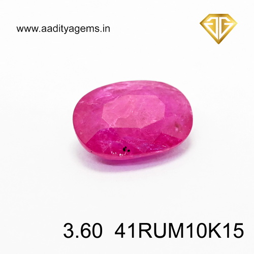 DSC_4955_2 Natural Ruby Mozambique - 3.60 Carat - Image 1