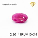 Natural Ruby Mozambique - 2.90 Carat
