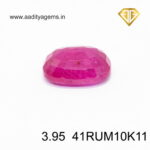 Natural Ruby Mozambique - 3.95 Carat - Image 3