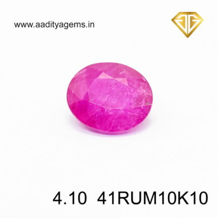 Natural Ruby Mozambique - 4.10 Carat
