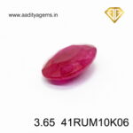 Natural Ruby Mozambique - 3.65 Carat - Image 2