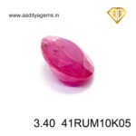 Natural Ruby Mozambique - 3.40 Carat - Image 2